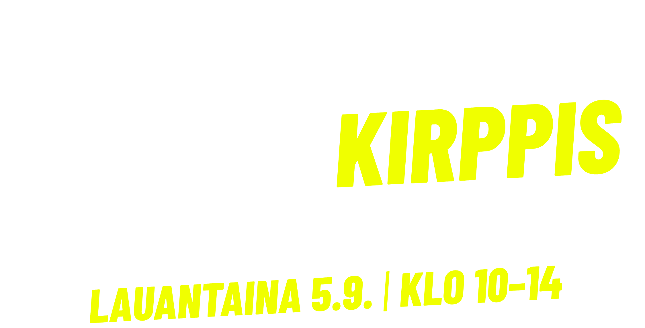 ParkkisKirppis. SuperPark Vantaan pihalla lauantaina 5.9. klo 10-14